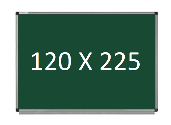Доска магнитно-меловая UkrBoards в алюминиевой раме одноповерхностная школьная 120х225 см Зеленый (UB120x225G) - фото 2