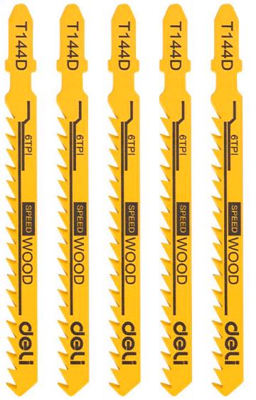 Полотно лобзика по дереву Deli Tols EDH-QJT006-E2 6TPI 74 мм (A2)