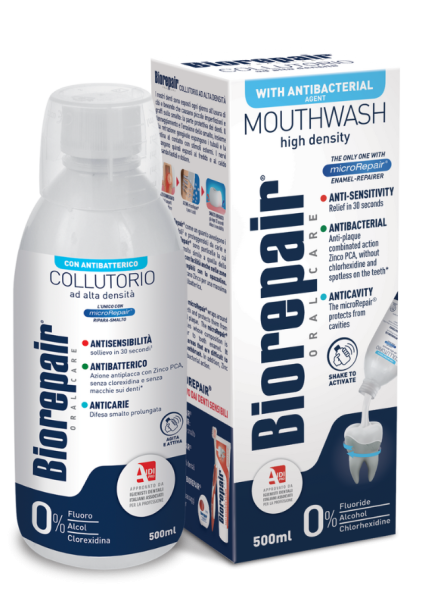 Ополіскувач Biorepair потрійної дії Проти чутливості карієсу антибактеріальний 500 мл