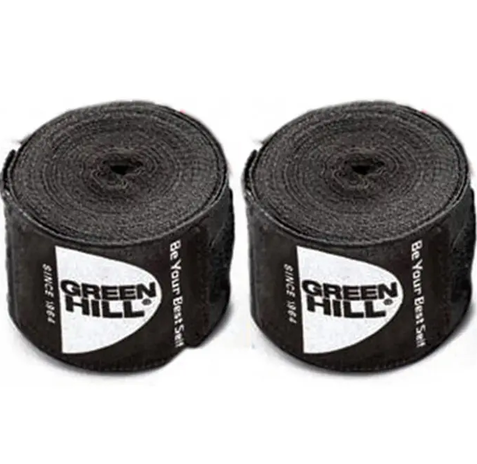 Бинты боксерские Green Hill BC-6232a 4,5 м Черный (6936116104461)