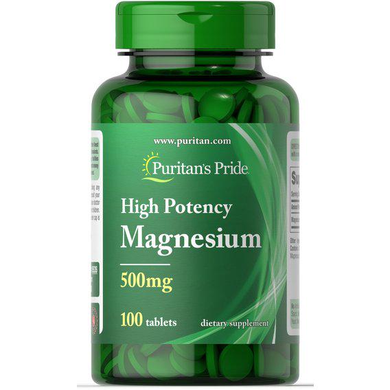 Микроэлемент Магний Puritan's Pride Magnesium 500 mg 100 Caplets Микроэлемент Магний Puritan's Pride Magnesium 500 mg 100 Caplets