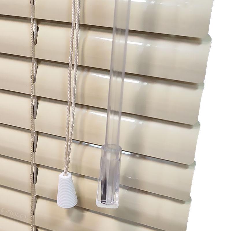 Жалюзи горизонтальные алюминиевые E-ROLETA 100х160 см Бежевый (447-100-160) - фото 4