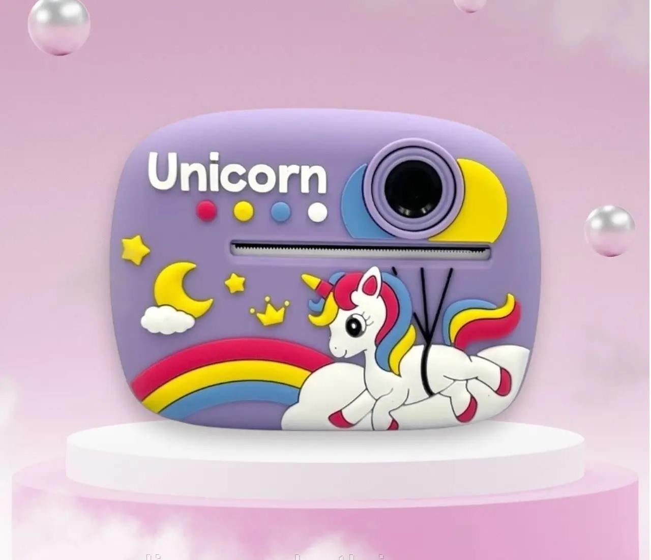 Фотоаппарат моментальной печати Polaroid Unicorn Фиолетовый (32407296) Фотоаппарат моментальной печати Polaroid Unicorn Фиолетовый (32407296)