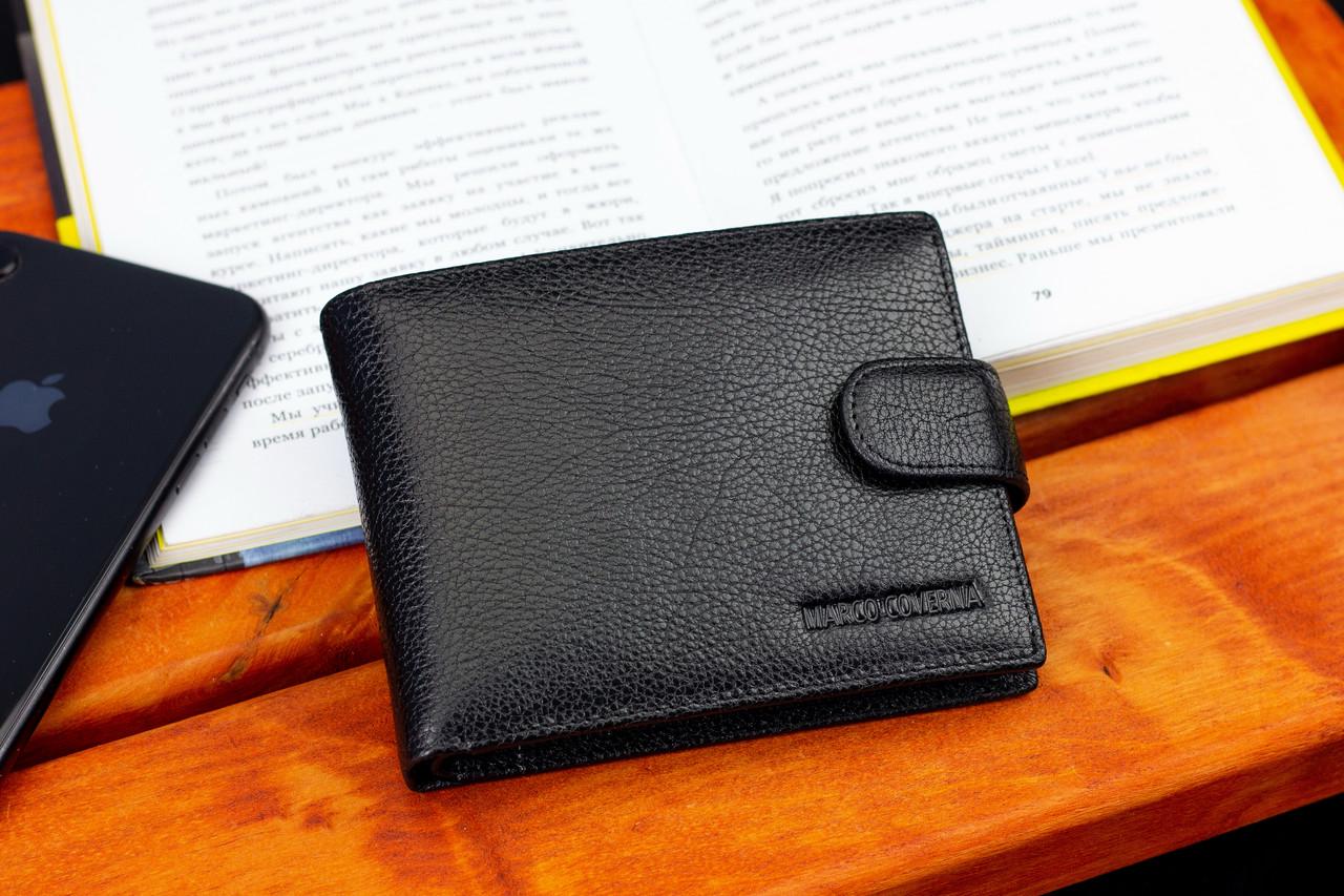 Портмоне мужское Marco Coverna кожаное с отделом для документов Черный (MCBK10-805) - фото 8 Портмоне мужское Marco Coverna кожаное с отделом для документов Черный (MCBK10-805) - фото 8