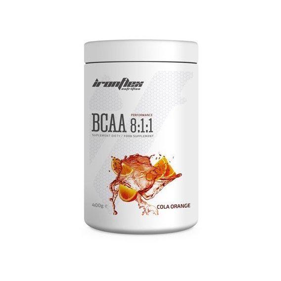 Аминокислота BCAA для спорта IronFlex BCAA Performance 8-1-1 400 г 80 порций Cola Orange