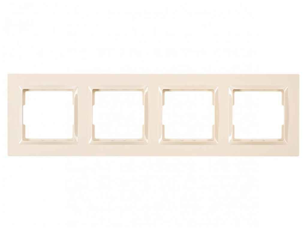 Рамка Luxel 4-я горизонтальная JAZZ 9324 (1017589)