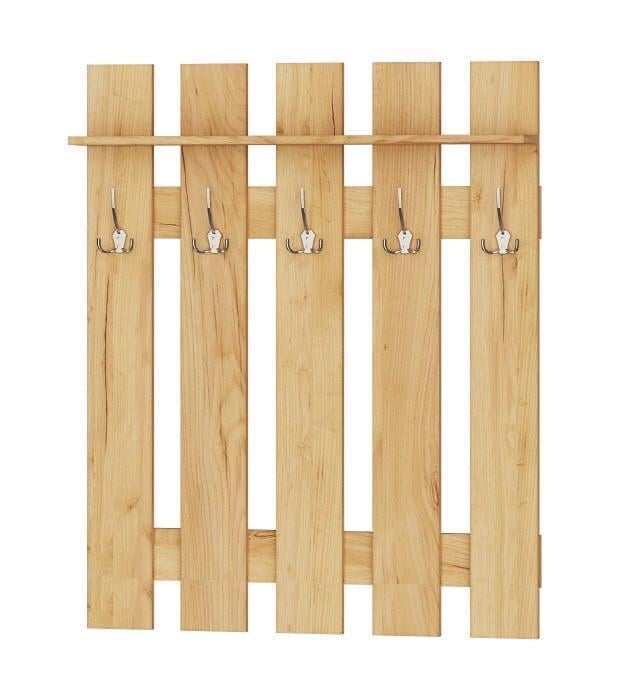 Вешалка настенная Эверест Либерти Крафт золотой (е-20314)