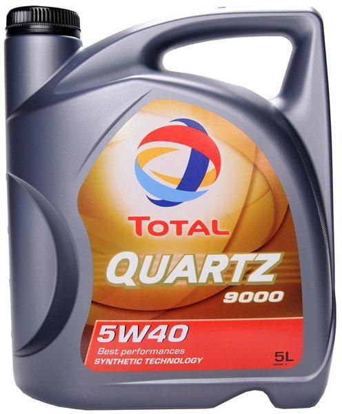 Моторное масло автомобильное Total Quartz 9000 5W-40 5 л (2024)