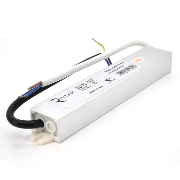 Блок питания импульсный Ritar RTPSW12-12 герметичный для светодиодных лент и освещения IP67 12 В 1 А 12 Вт (12811)