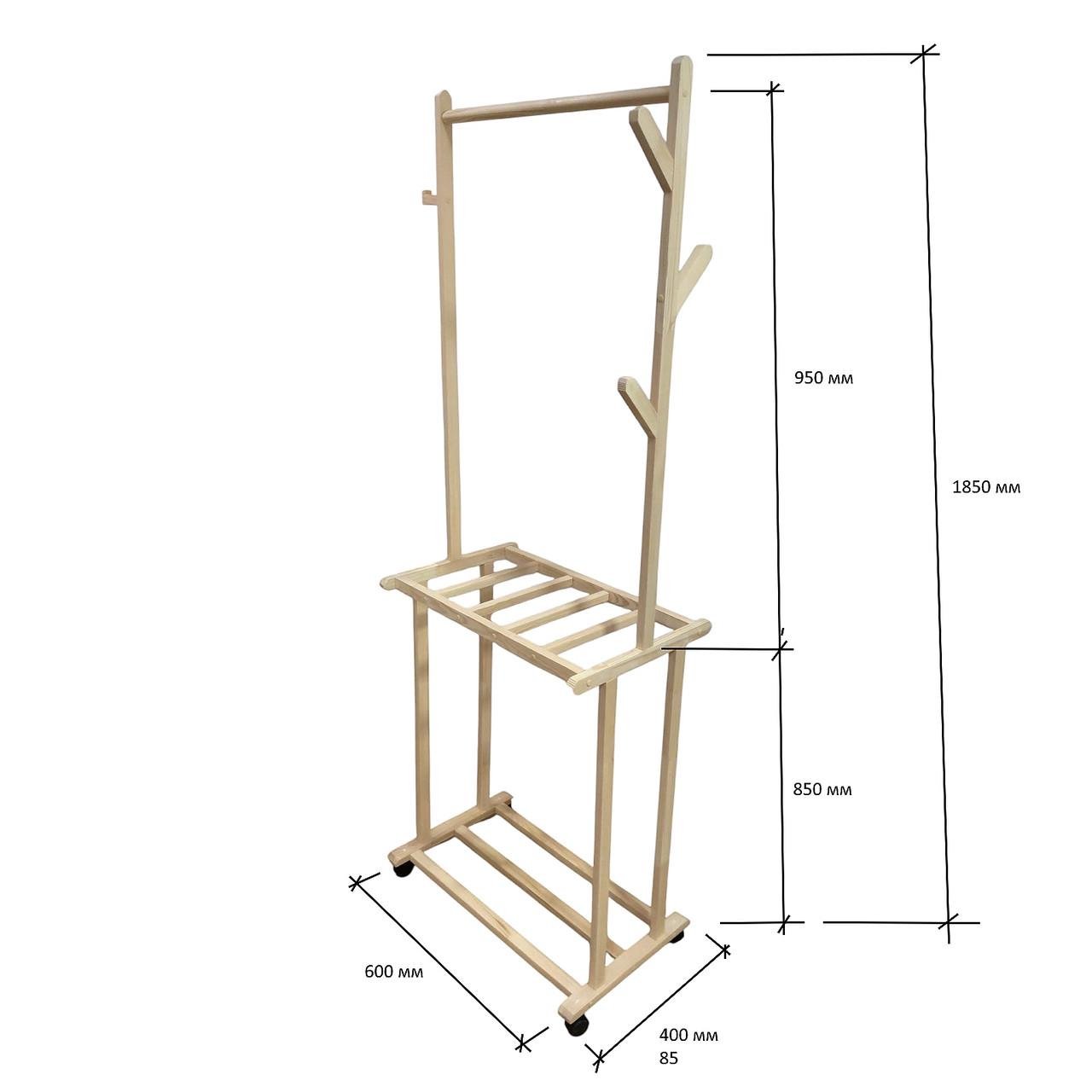Стойка для одежды на колесиках с вешалкой (2534310463) - фото 9 Стойка для одежды на колесиках с вешалкой (2534310463) - фото 9