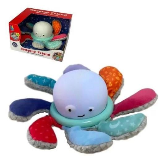 Нічник дитячий Восьминіг BB1904 плюшевий музичний