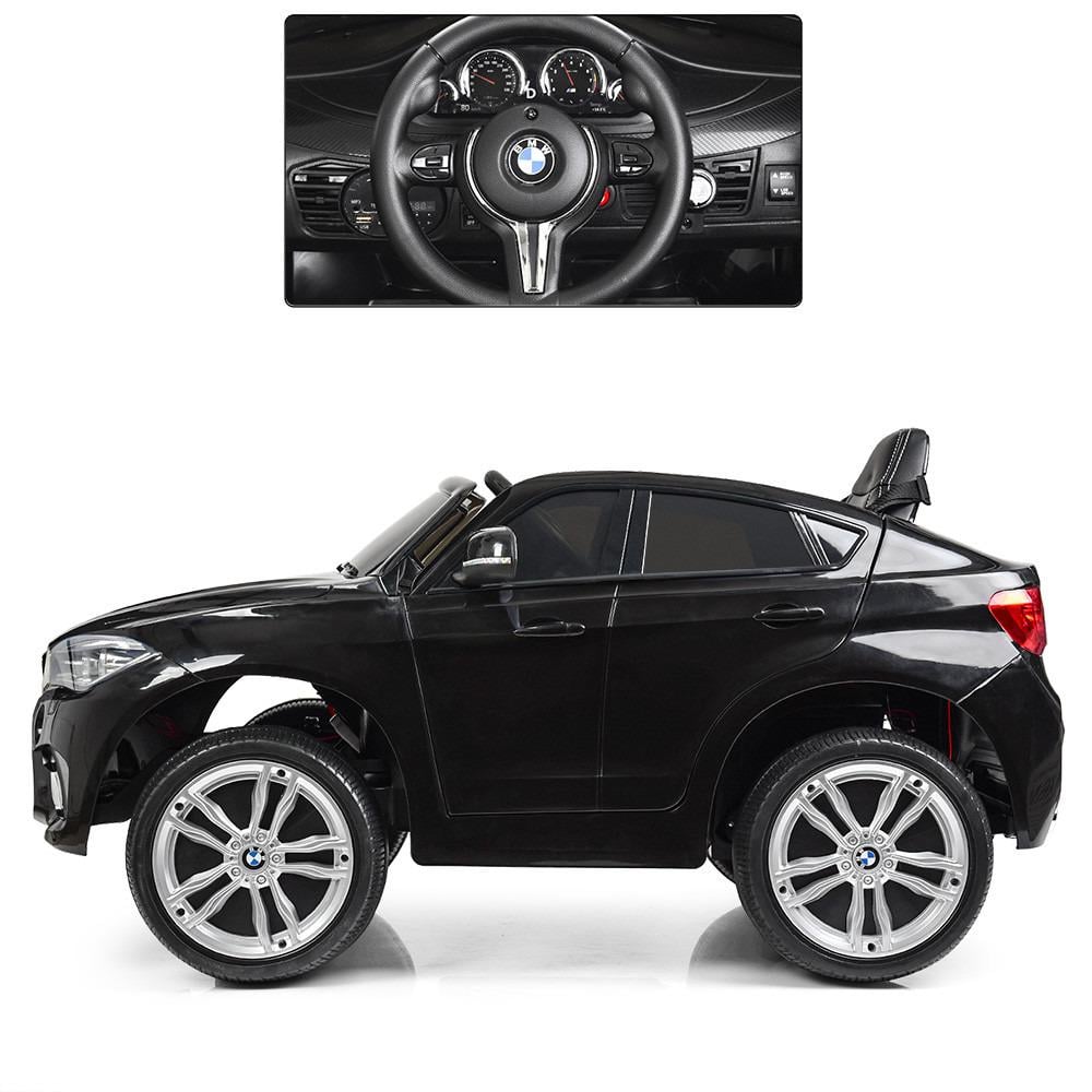 Детский электромобиль Bambi Racer BMW JJ2199EBLR-2 джип со светом/пультом Черный (13961920) - фото 2