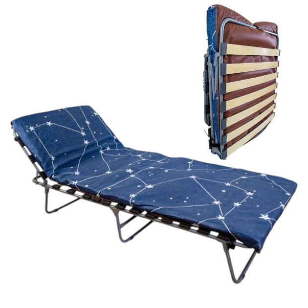 Розкладачка Senya Нова на ламелях з матрацом 5 см 193х75х28 см (26500156) - фото 2