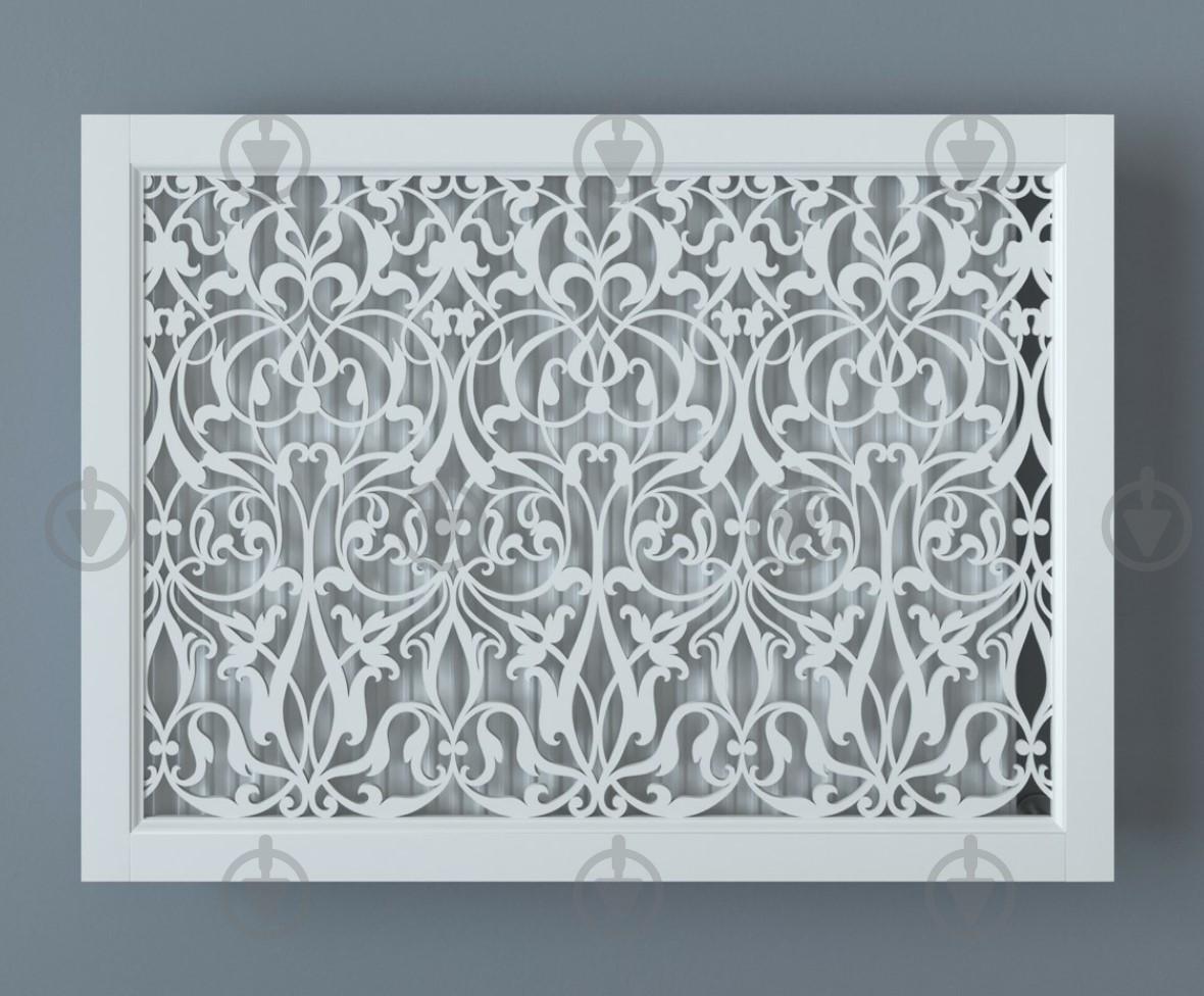 Экран-решетка декоративная на батарею отопления R28-F70 Белый (25281855) - фото 2 Экран-решетка декоративная на батарею отопления R28-F70 Белый (25281855) - фото 2