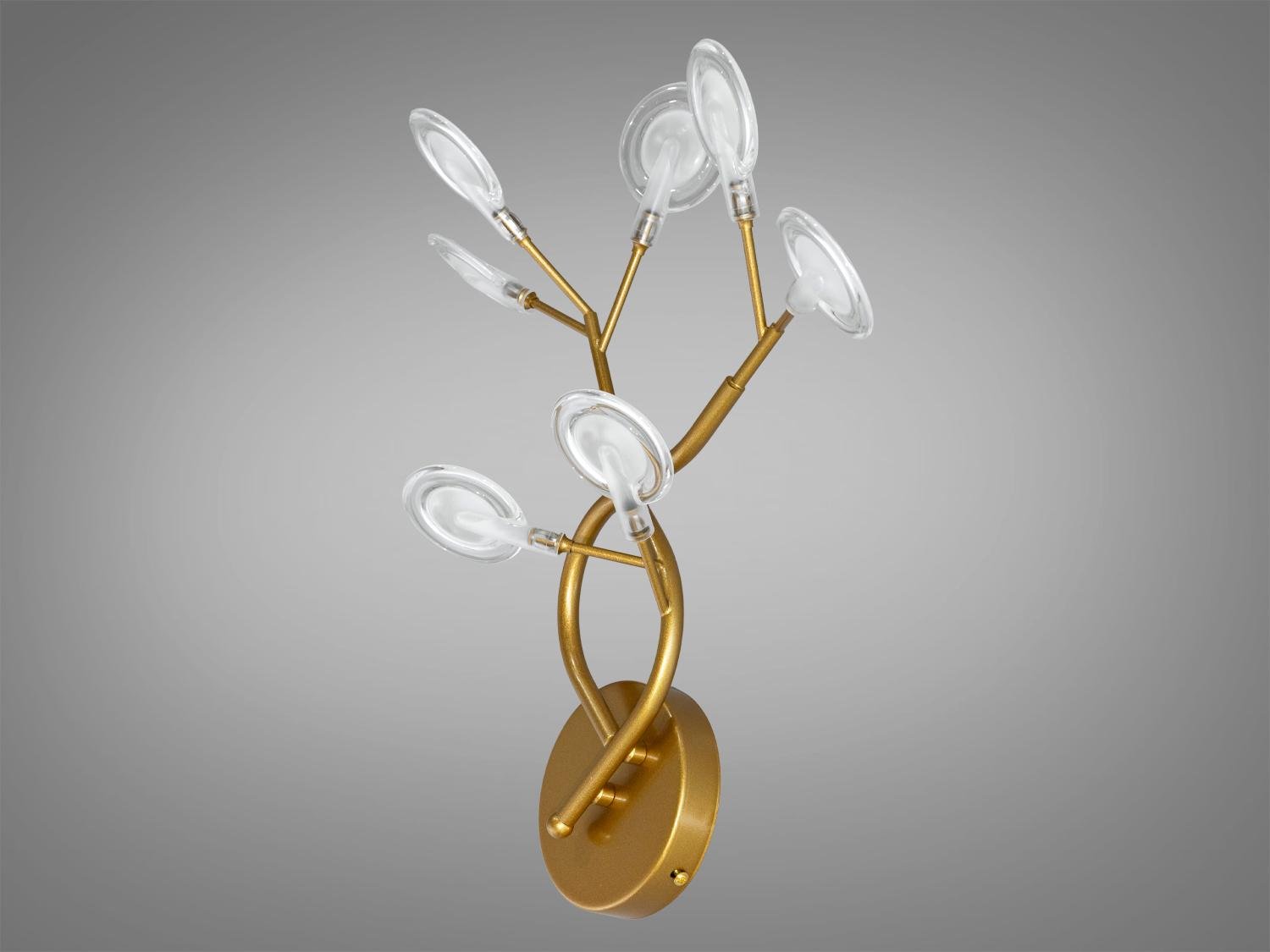 Бра в спальню Светлячок 7 ламп сатин Золотой (B887-7C GD) - фото 2 Бра в спальню Светлячок 7 ламп сатин Золотой (B887-7C GD) - фото 2