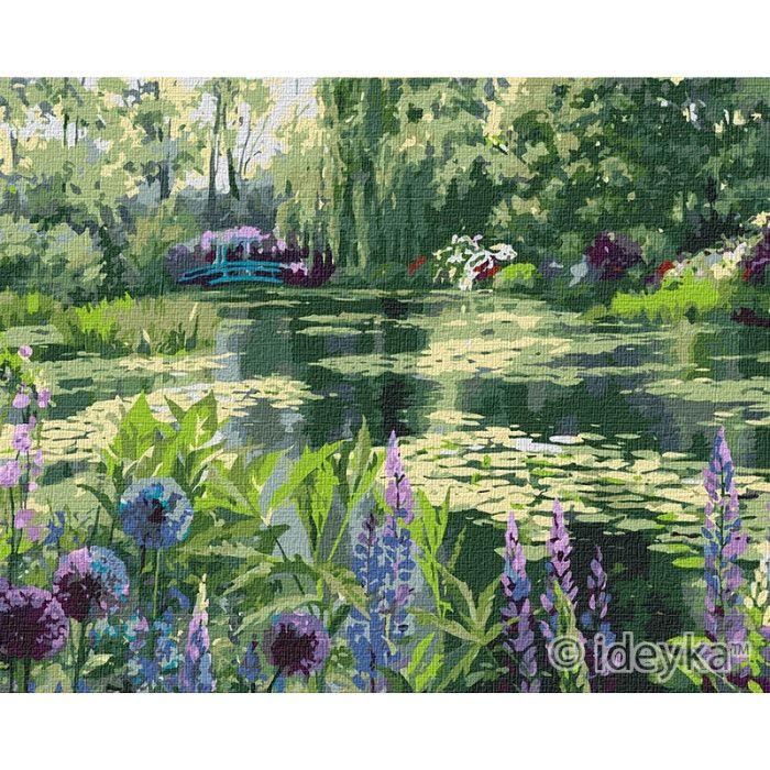 Картина по номерам Идейка Сад Моне в Живерни 40x50 см (KHO2838)