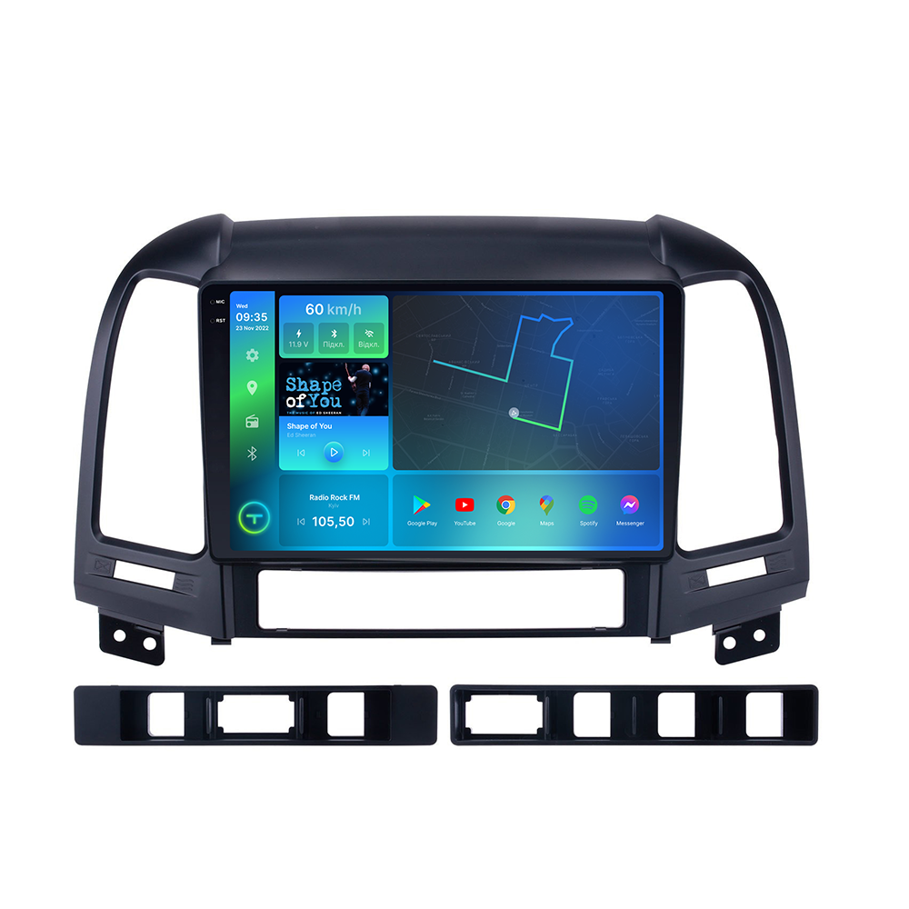 Магнитола штатная Torssen 2K Hyundai Santa Fe 2006-2012 F98256 4G Carplay DSP (202306919)
