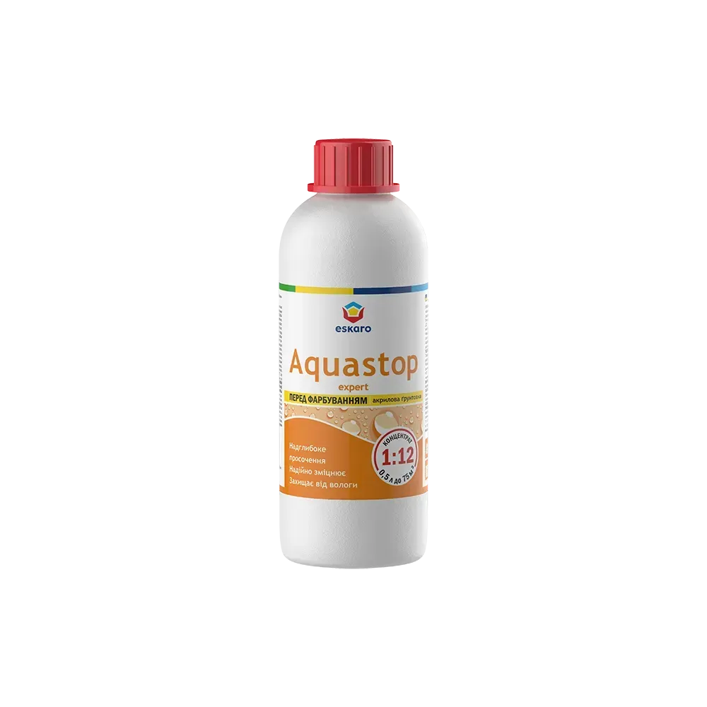Ґрунтовка-концентрат глибокого проникнення Eskaro AQUASTOP EXPERT 0,5 л (2028273489)
