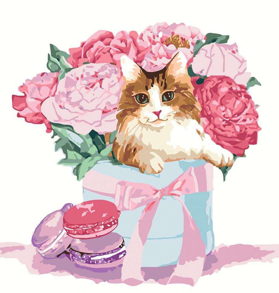 Картина по номерам Идейка "Подарок с изюминкой" 30х30 см (KHO4173)