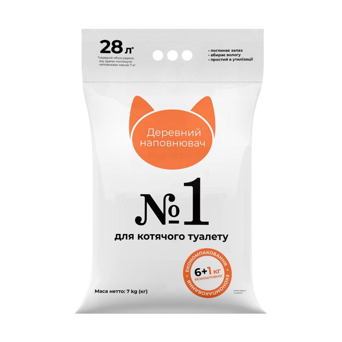 Наповнювач для лотків деревний №1 7 кг (6974 Col)