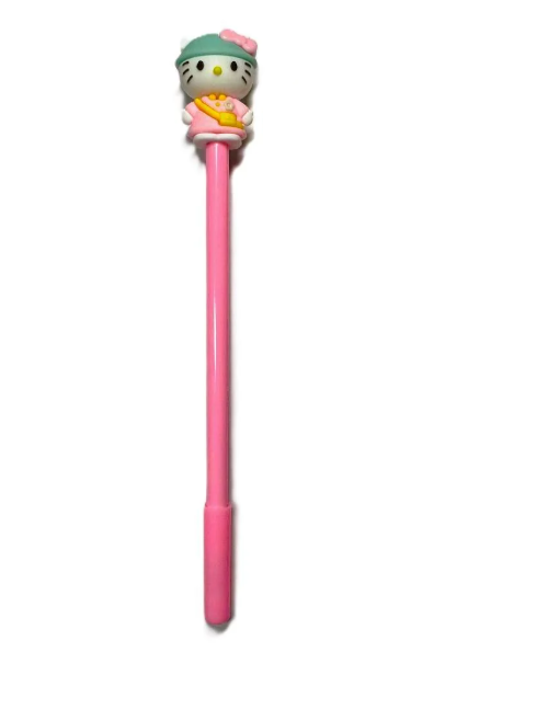 Ручка гелевая черная Hello Kitty Traveler Розовый (0309)