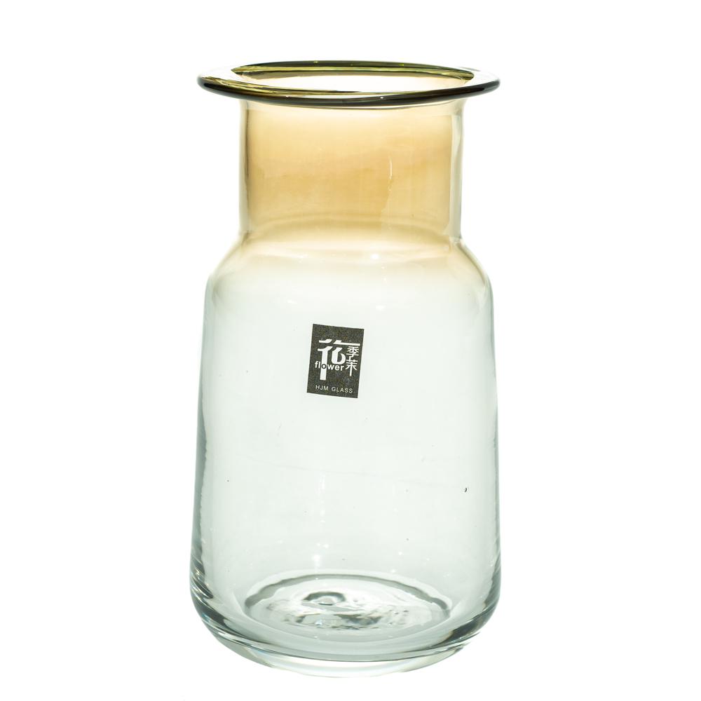 Настільна скляна ваза Light House Графін 20 см Коричневий