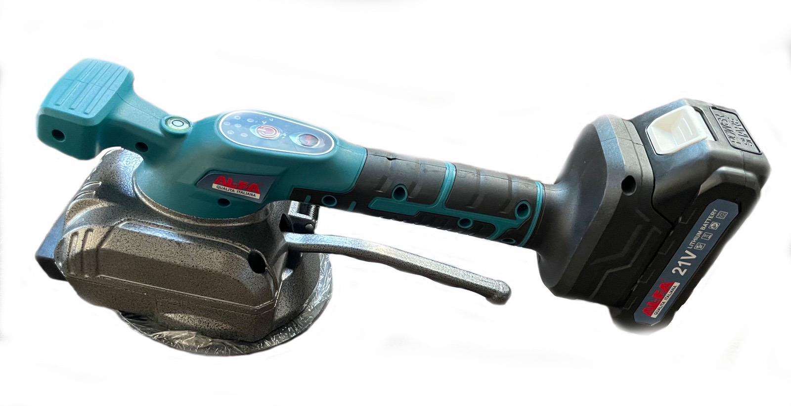 Віброприсоска для плитки AL-FA WK-TV21 акумуляторна з 2 акб та ЗП в кейсі (11020)