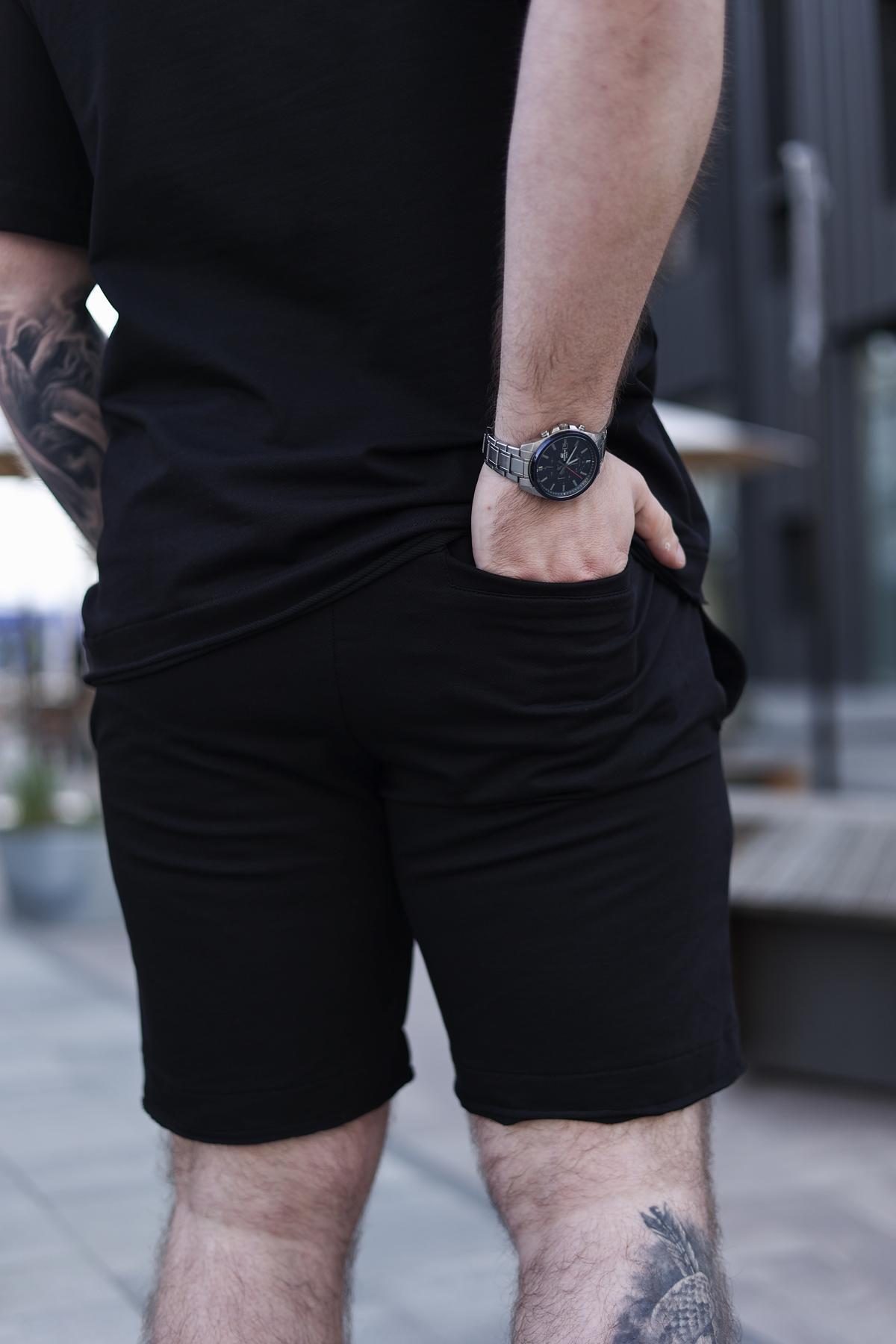 Шорти чоловічі Breeze Intruder трикотажні 4XL Чорний (1123798508/4/7) - фото 3