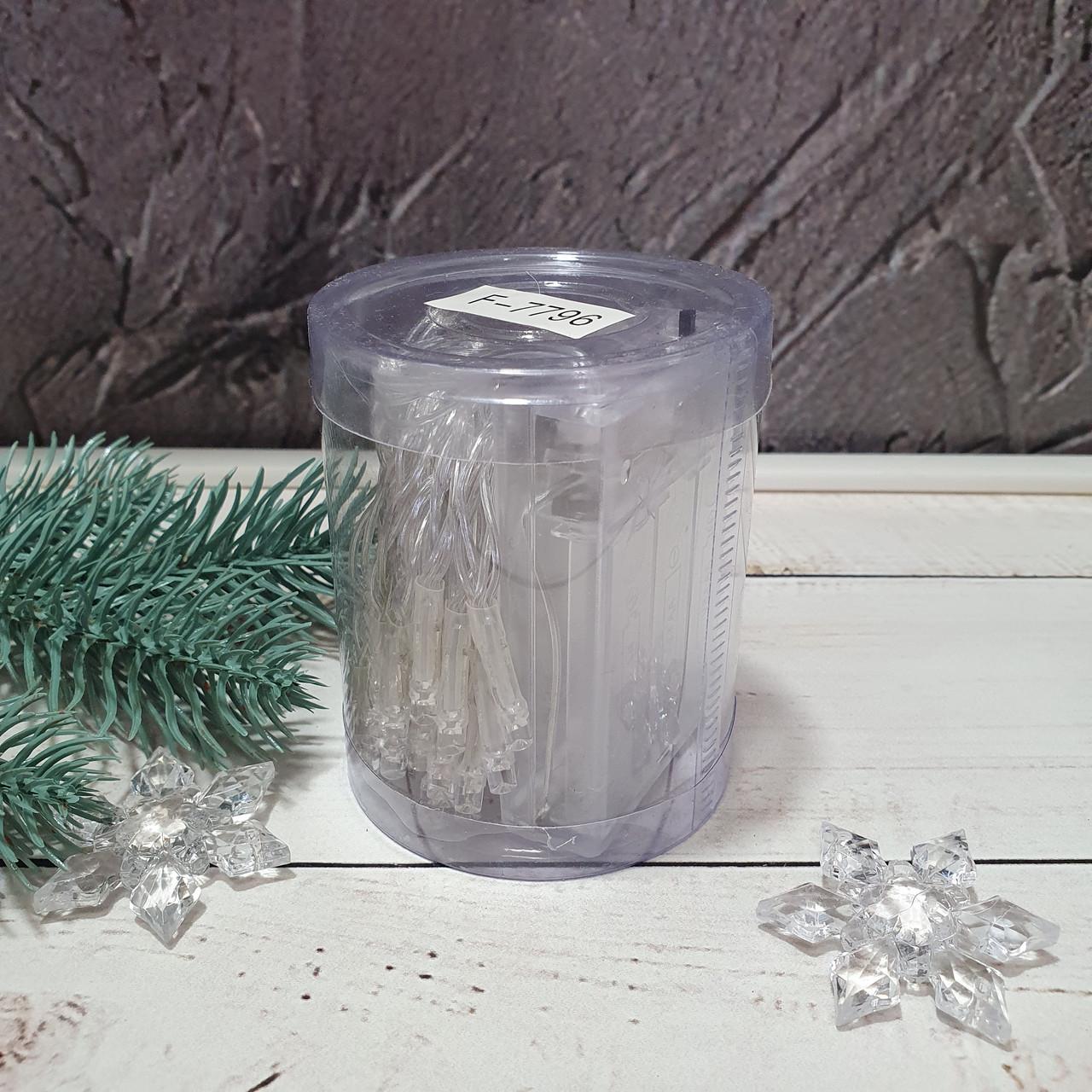 Гирлянда-нить диодная Классическая USB 50LED на батарейках 5 м Белый (7G-F-7796) - фото 8 Гирлянда-нить диодная Классическая USB 50LED на батарейках 5 м Белый (7G-F-7796) - фото 8