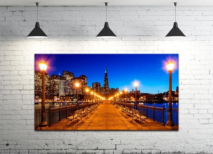 Картина на холсте DK Город 50х100 см (DKP50100-g1185)