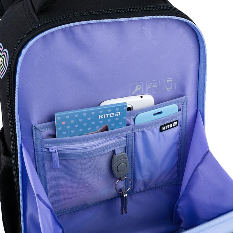 Рюкзак школьный KITE Education K25-531M-2 Love is каркасный с ортопедической спинкой (000995371) - фото 8 Рюкзак школьный KITE Education K25-531M-2 Love is каркасный с ортопедической спинкой (000995371) - фото 8