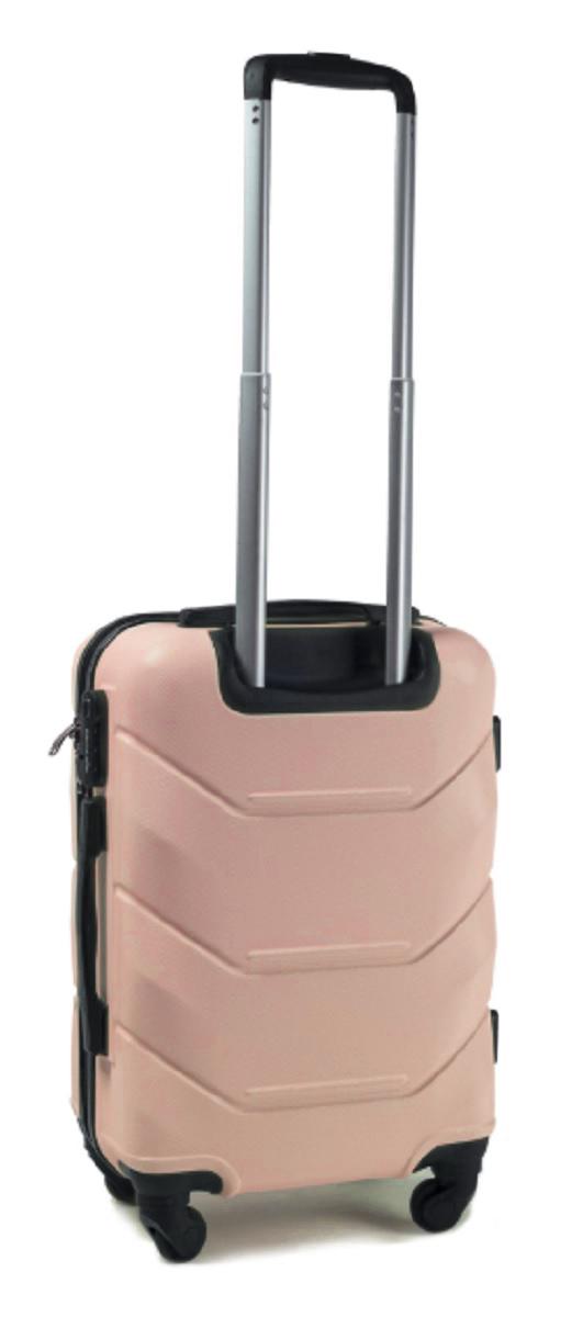 Чемодан WINGS 147 из пластика малый Светло-розовый (Wp00450) - фото 2
