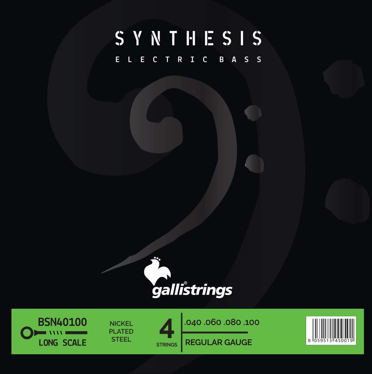 Струны для бас-гитары Gallistrings BSN40100.040-.100/Synthesis/REGULAR/Nickel (25491740)