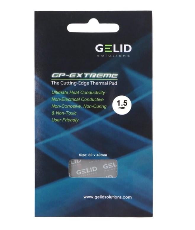 Термопрокладка Gelid Solutions GP-Extreme 12,8 Вт/мК TP-GP01-C 80х40х1,5 мм (1930565913)