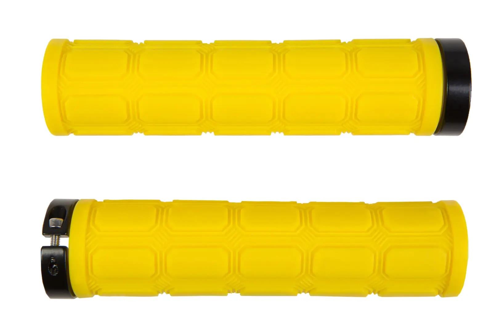 Грипсы велосипедные BeCool BC-GR6410 с замками Желтый (TR-GRI-302)