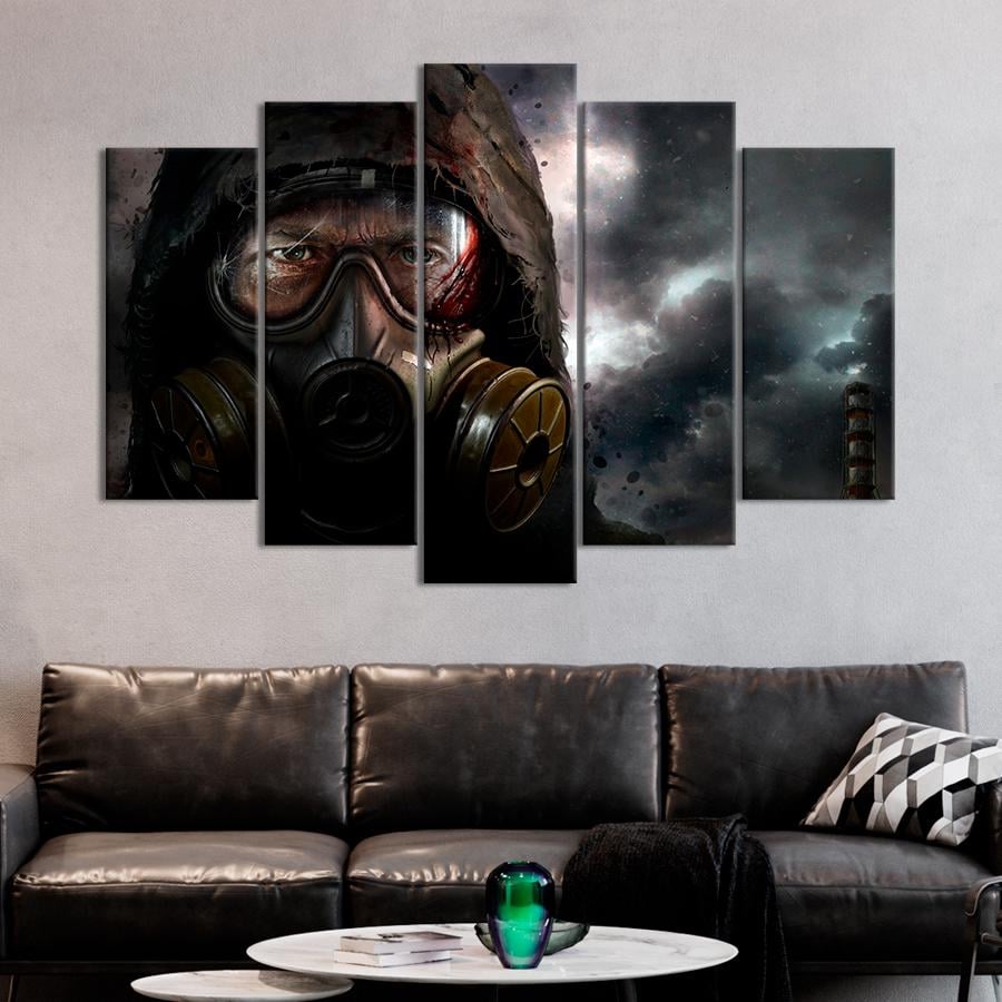 Настенний декор Мрачный постер S.T.A.L.K.E.R. 2: Heart of Chornobyl 137x85 см (A221-5)