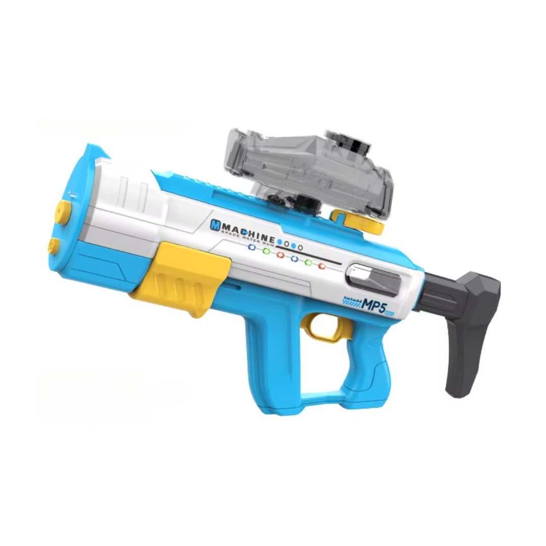 Пістолет-бластер водний із підсвіткою на акумуляторі іграшковий для дітей Синій