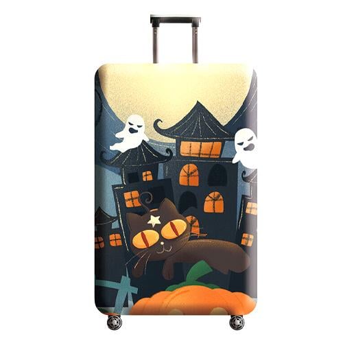 Чехол защитный для дорожного чемодана Multicolored Хэллоуин 25-28" L (534985)