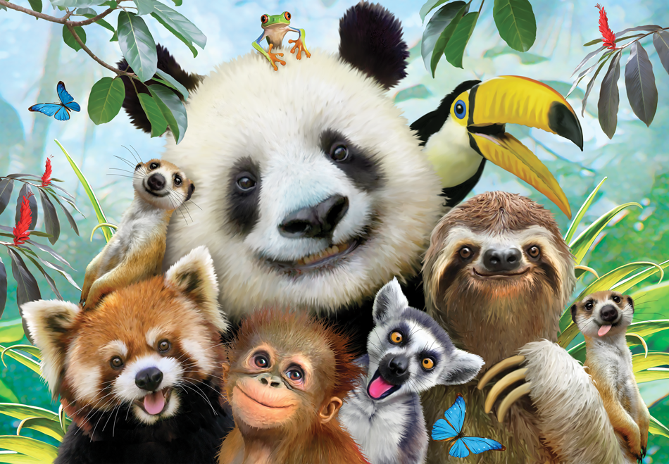 Пазл Anatolian Селфи в зоопарке 500 элементов - фото 1 Пазл Anatolian Селфи в зоопарке 500 элементов - фото 1