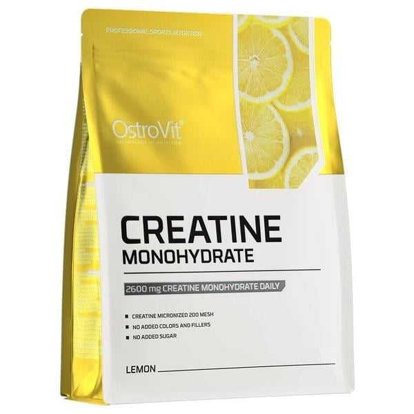 Креатин моногидрат OstroVit Creatine Monohydrate 500 г 200 порций Lemon