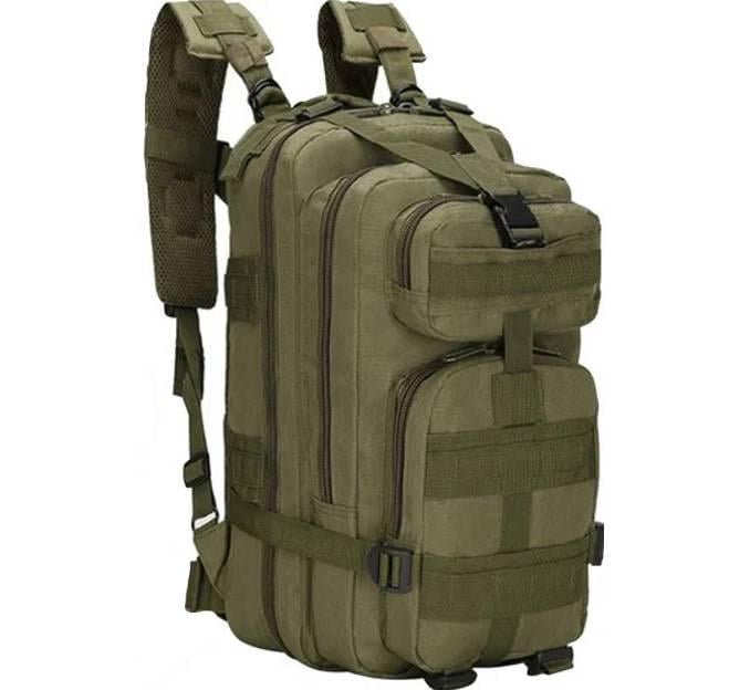 Рюкзак тактический Trizand Military XL 8920 система MOLLE водостойкий 38 л Оливковый