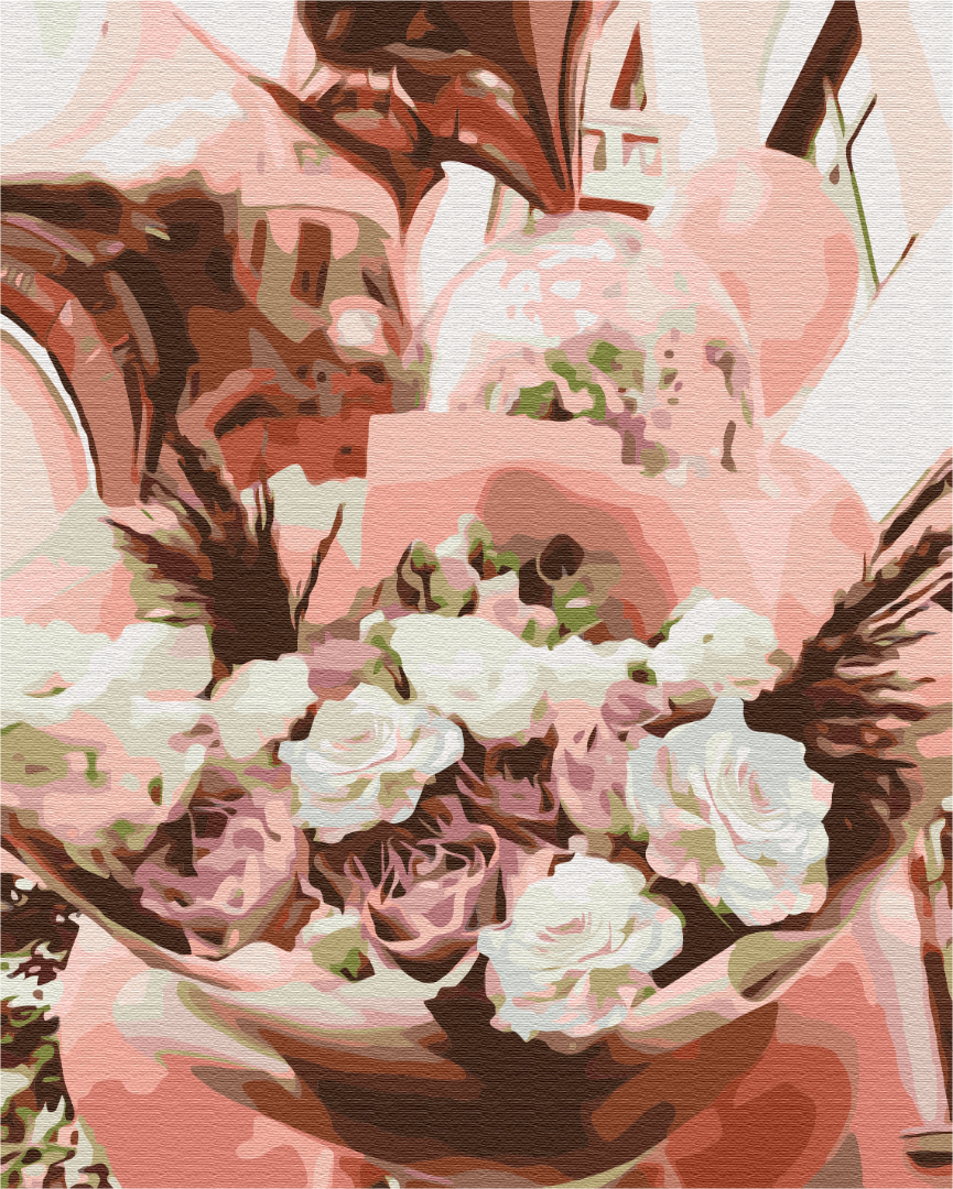Картина по номерам Brushme Воздушные цветы 40x50 см (BS37521)