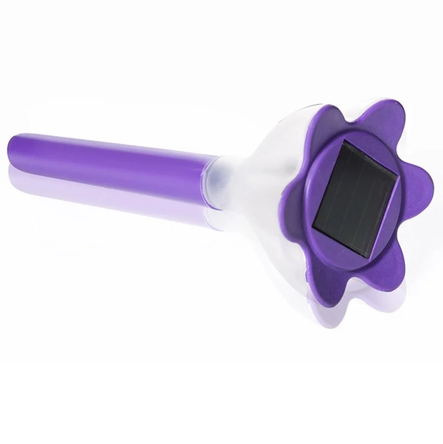 Садовый светильник Lemanso грунтовой на солнечной батарее с выключателем Фиолетовый (CAB116)