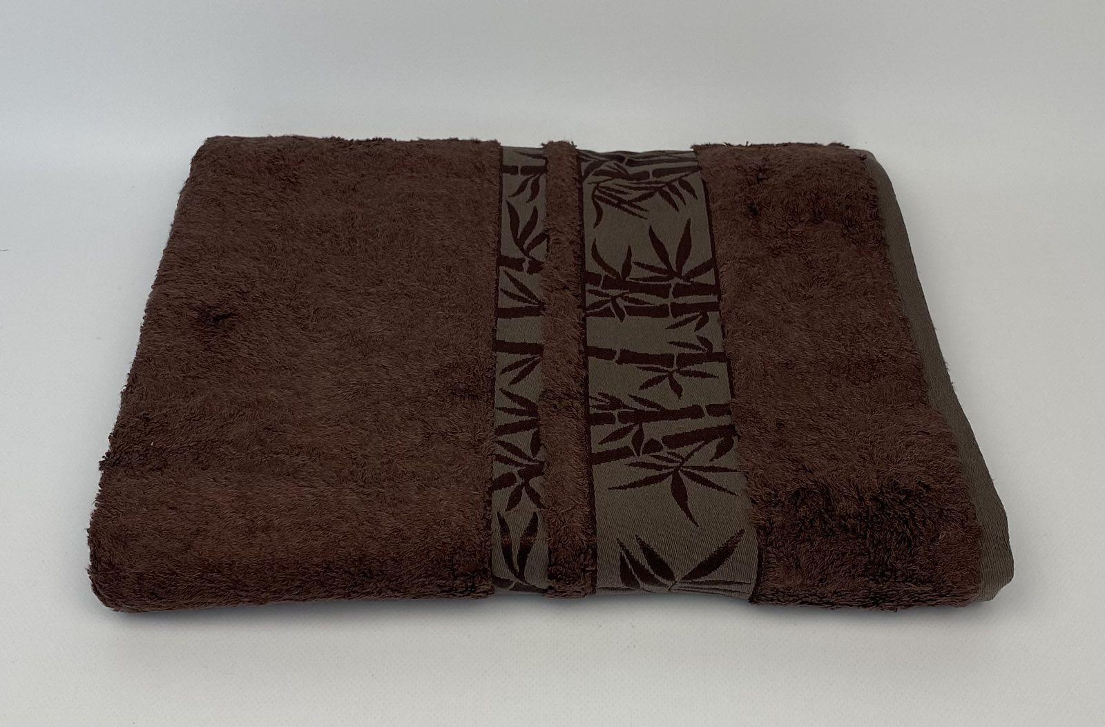 Полотенце Maison D'or Bamboo Jacquard 85x150 см в фирменной коробке Chocolate (CN20397) - фото 1