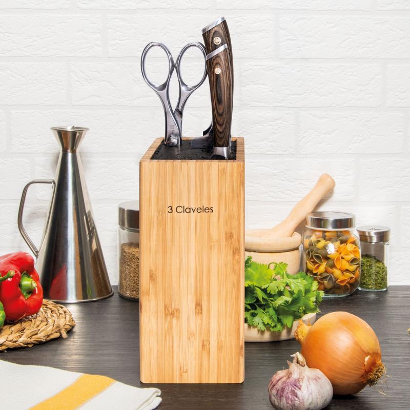 Подставка для ножей 3claveles Бамбук (1747) - фото 3 Подставка для ножей 3claveles Бамбук (1747) - фото 3