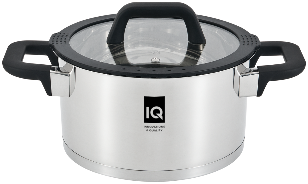 Кастрюля с крышкой IQ Be Traditional 24 см 5,5 л (IQ-2046-24)