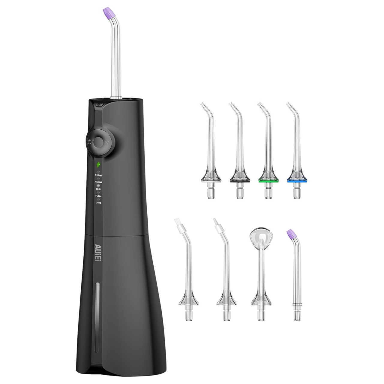 Іригатор бездротовий AUIEI Water Flosser 300 мл 8 насадок 5 режимів IPX7 для дому та подорожей (Y205) Іригатор бездротовий AUIEI Water Flosser 300 мл 8 насадок 5 режимів IPX7 для дому та подорожей (Y205)