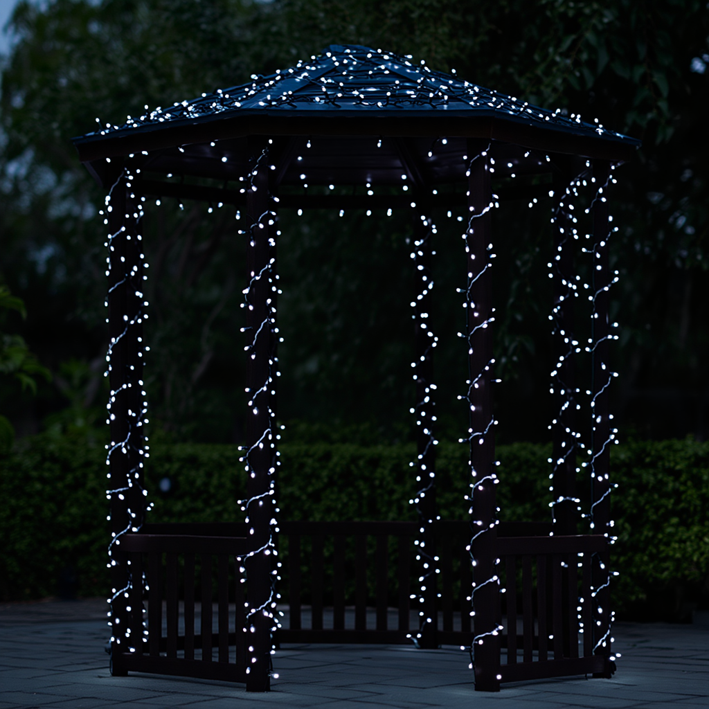 Гірлянда Нитка вулична 300 LED 30 м на сонячній батареї Білий (SB300L30MBW) - фото 2 Гірлянда Нитка вулична 300 LED 30 м на сонячній батареї Білий (SB300L30MBW) - фото 2