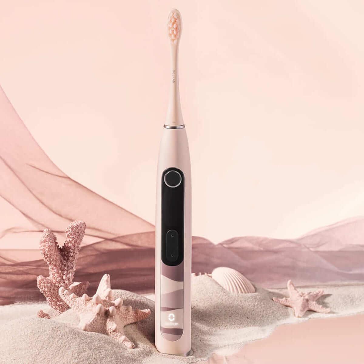 Электрическая зубная щетка Oclean X10 Electric Toothbrush Pink - фото 6 Электрическая зубная щетка Oclean X10 Electric Toothbrush Pink - фото 6