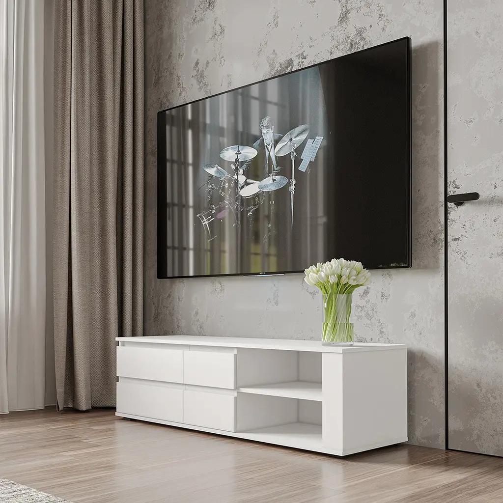 Тумба под телевизор FT-205 1500x450x430 мм Белый